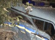 Под Одессой пьяный водитель влетел в полицейское авто