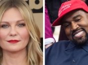 "Чому я частина цього всього?" Каньє Уест помістив фотографію Кірстен Данст на свій передвиборний плакат (Фото)