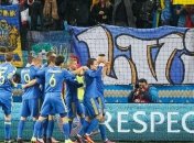 Сборная Украины опустилась на одно место в рейтинге ФИФА