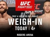 UFC Fight Night 158: результаты взвешивания (Видео)