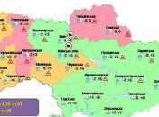 Состояние аварийности на дорогах Украины (10-11 января)