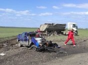 Под Николаевом грузовик раздавил такси: много погибших (фото)