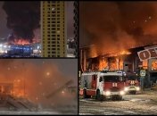 Огонь охватил десятки тысяч квадратных метров площади