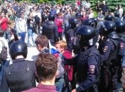 В России начались задержания на антикоррупционных митингах