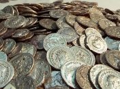 Клад с древнеримскими монетами