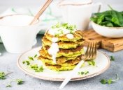 Нежнейшие кабачковые оладьи с рисом