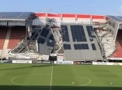 В Нидерландах обрушилась крыша стадиона, где должен был сыграть ФК Мариуполь