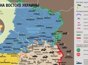 Карта АТО на востоке Украины (28 июля)