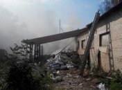 В Харькове горел пластик, дым был виден на расстоянии 2 километра