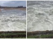 В Краматорске прорвало дамбу