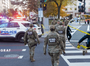 Перекрытые улицы Вашингтона после стрельбы