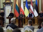 Встреча Владимира Зеленского с лидерами стран Балтии и Польши