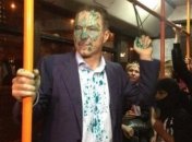 Рудьковского облили зеленкой (Фото, Видео) 