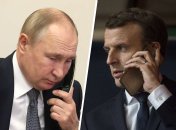 Владимир Путин и Эммануэль Макрон