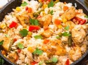 Нереально вкусный рис с мясом и овощами