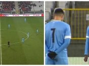 Футболисты остановились на одну минуту