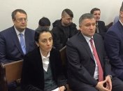Поддержать полицейского Олейника в суде приехали Аваков и Деконоидзе