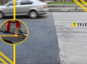 Новый асфальт уложили в столице Украины