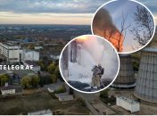 В районе ТЭЦ в Оренбурге произошел пожар