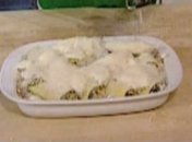 Каннеллони со шпинатом и рикоттой