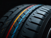 Тонкі смуги на шинах авто