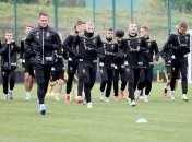 ФК "Рух" на тренировке