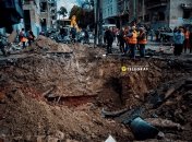 Вирва на місці удару