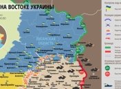 Карта АТО на востоке Украины (10 августа)