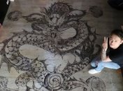 Картины из волос: Когда у парикмахера в душе живет художник (Фото)