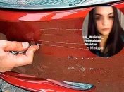 Несовершеннолетняя портит автомобили в Киеве