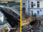 Аварія розкрила унікальні історичні мурування на Печерську