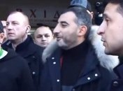 Активисты повздорили с Зеленским во Львове