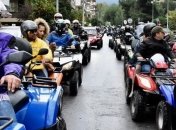 Протесты в Афинах: владельцы квадроциклов заблокировали движение