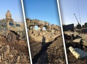 Деякі із бойових машин воїни лишили в якості трофеїв