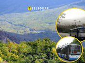 Крымский троллейбус поражал видами на маршруте