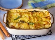 Пышный и вкусный картофельный пирог