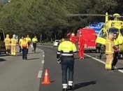 В Каталонии произошло ДТП с участием 12 автомобилей