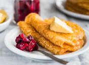 Млинці на молоці з пшоном