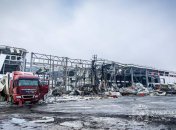 Уничтоженный терминал Новой почты