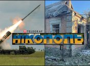 Последствия вражеских обстрелов Никополя