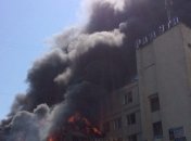 В Черноморске горит детский развлекательный центр