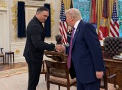 Александр Усик и Дональд Трамп