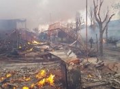 В Затоке Одесской области произошел крупный пожар на базах отдыха