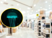 Настольная лампа в виде медузы