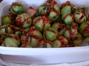 Острая закуска из помидоров