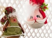 Дед Мороз из старой лампочки: елочная игрушка своими руками