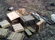 В Авдеевке обнаружили тайник с оружием