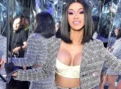 Певица Cardi B появилась на публике в наряде от одесского дизайнера