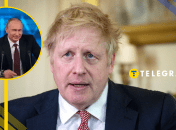 На думку Джонсона лідер РФ сміється с зусиль закінчити війну