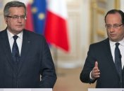 Олланд и Коморовский обсудили ситуацию в Украине